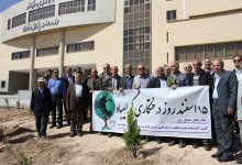 گزارش تصویری مراسم روز درخت کاری در دانشگاه  با حضور ورزشکاران ملی پوش شهرستان شاهرود  